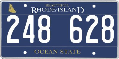 RI license plate 248628