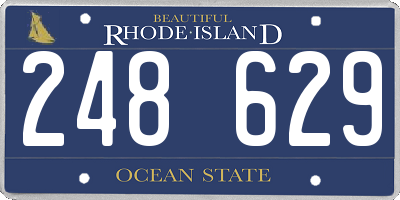 RI license plate 248629