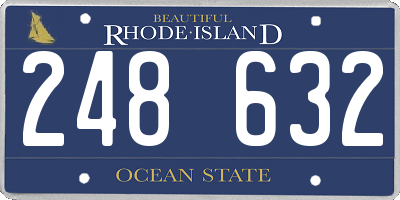 RI license plate 248632