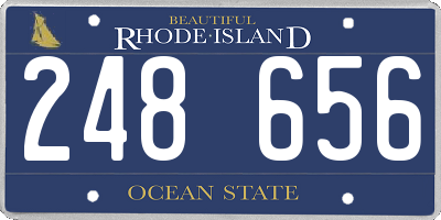 RI license plate 248656