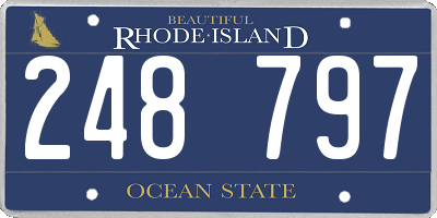 RI license plate 248797