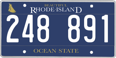 RI license plate 248891