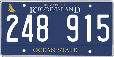 RI license plate 248915