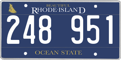 RI license plate 248951