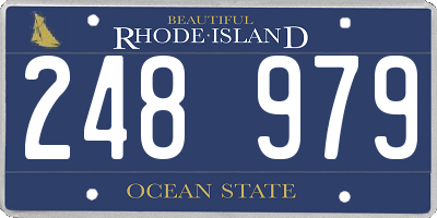 RI license plate 248979