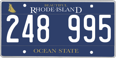 RI license plate 248995