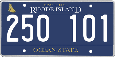 RI license plate 250101