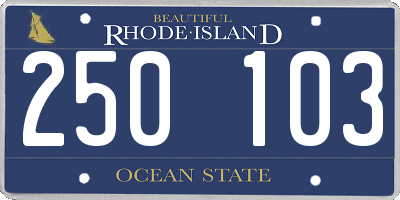 RI license plate 250103