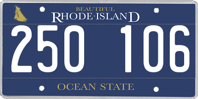 RI license plate 250106