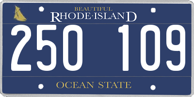 RI license plate 250109