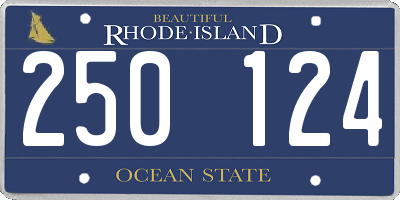 RI license plate 250124