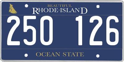 RI license plate 250126