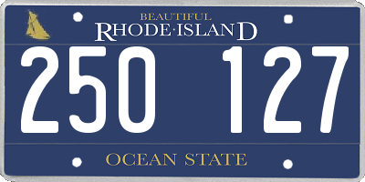 RI license plate 250127