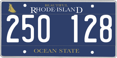RI license plate 250128