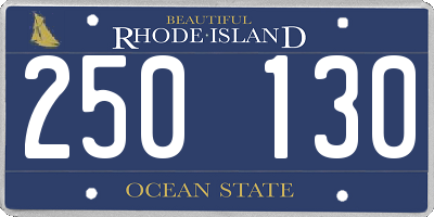 RI license plate 250130