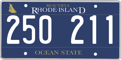 RI license plate 250211