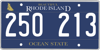 RI license plate 250213