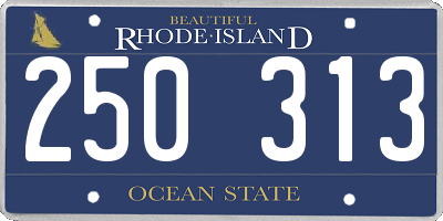 RI license plate 250313