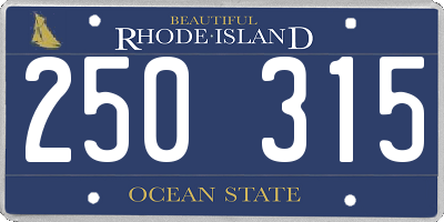 RI license plate 250315