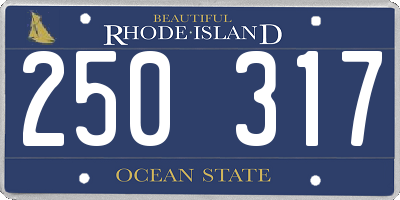 RI license plate 250317