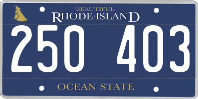 RI license plate 250403