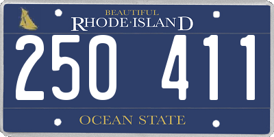 RI license plate 250411