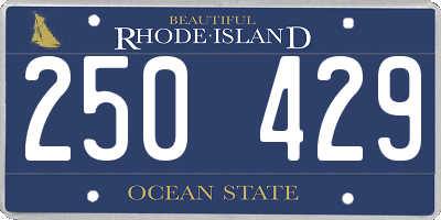 RI license plate 250429