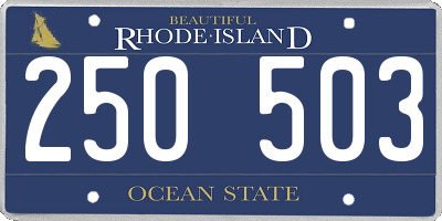 RI license plate 250503