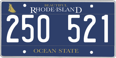 RI license plate 250521