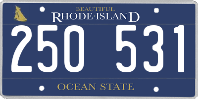RI license plate 250531