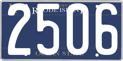 RI license plate 2506