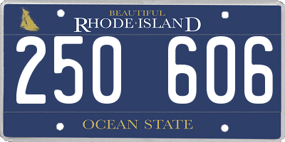 RI license plate 250606