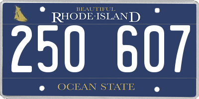 RI license plate 250607