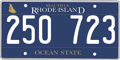 RI license plate 250723
