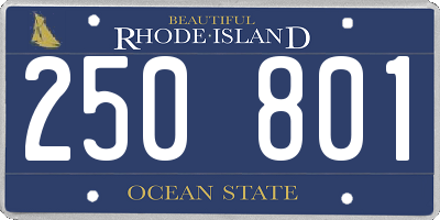 RI license plate 250801
