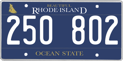 RI license plate 250802