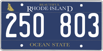 RI license plate 250803