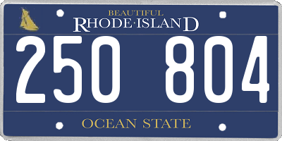 RI license plate 250804