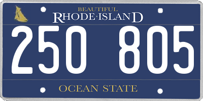 RI license plate 250805