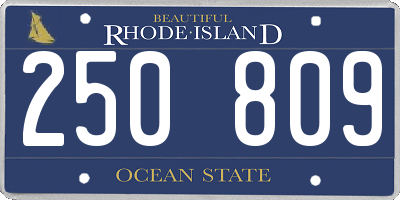 RI license plate 250809