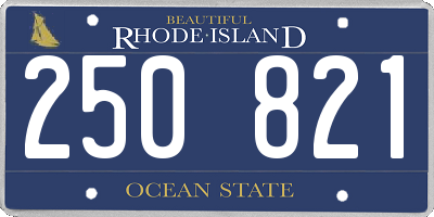 RI license plate 250821