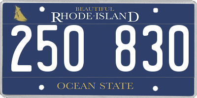 RI license plate 250830