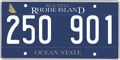RI license plate 250901
