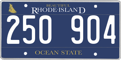RI license plate 250904