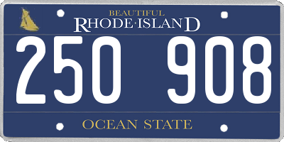 RI license plate 250908