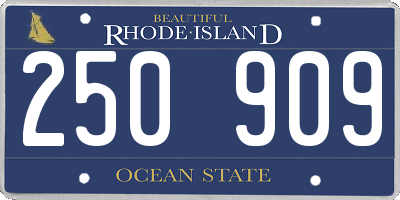 RI license plate 250909