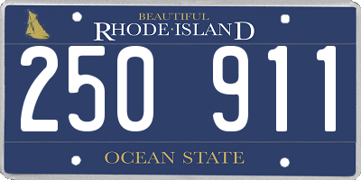 RI license plate 250911
