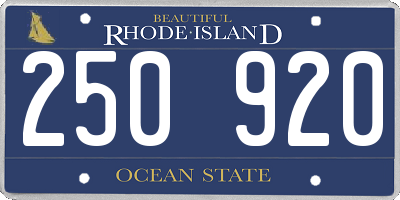RI license plate 250920