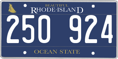 RI license plate 250924