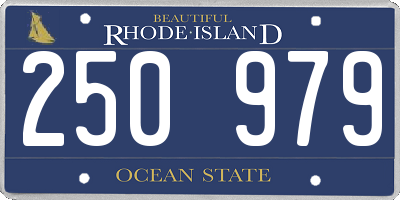 RI license plate 250979